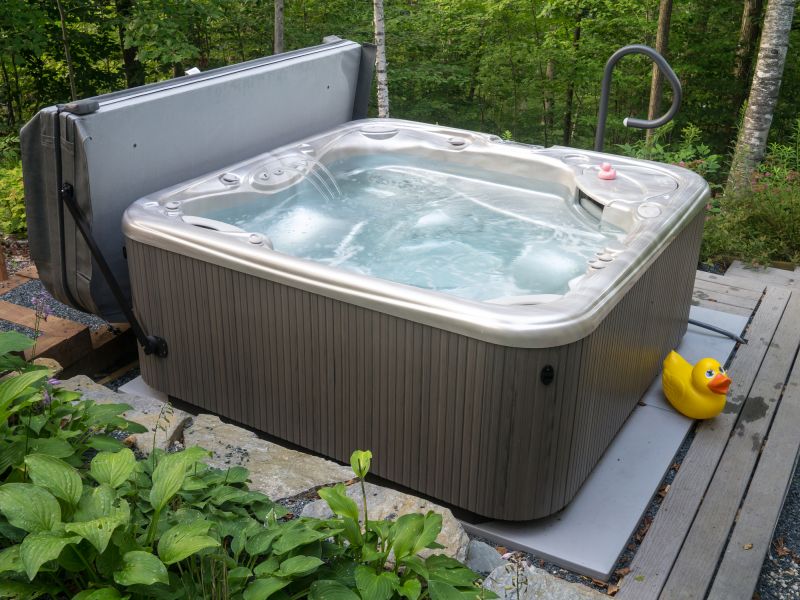 Finished Hot Tub Installation